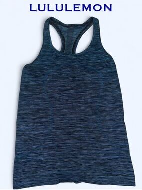 lululemon athletica Women's Navy Space-Dye Racerback Tank